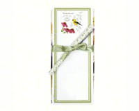 Goldfinch Flour Sack Towel and Magnetic Note Pad Set-ACU26449