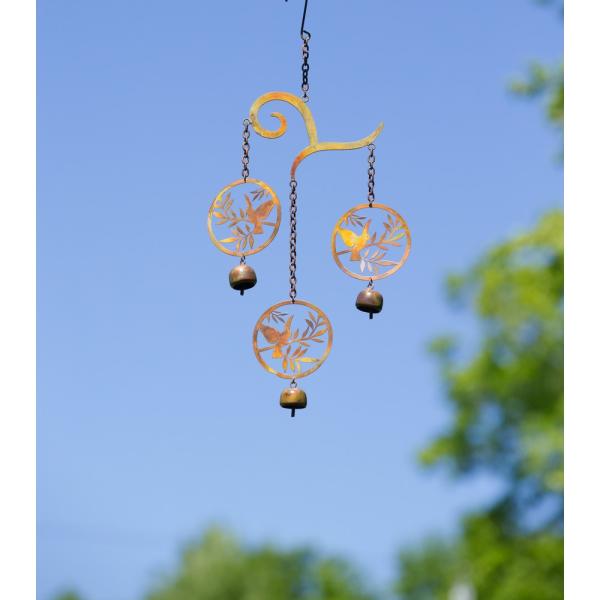 Birds on Scroll Chime