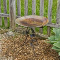 Flamed Standing Bird Bath-ANCIENTAG17046