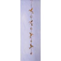 Hummingbird & Bells Flamed Hanging Ornament-ANCIENTAG86023