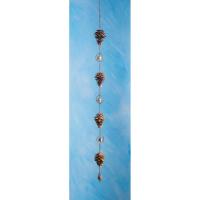 Pine Cone Flamed Hanging Ornament-ANCIENTAG86025