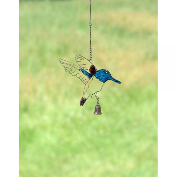 Multicolor Hummingbird Ornament