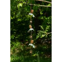 Triple Floral Hummingbird Multicolor Hanging Ornament-ANCIENTAG86128