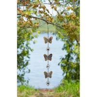 Triple Floral Butterfly Multicolor Hanging Ornament-ANCIENTAG86132