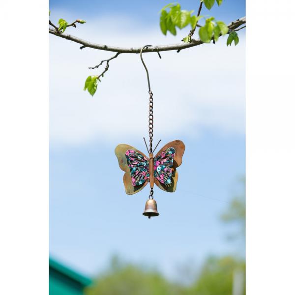 Floral Butterfly Multicolor Ornament
