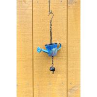 Watering Can Distressed Blue Ornament-ANCIENTAG86162