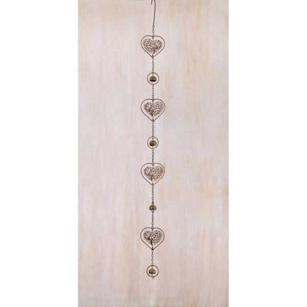 Heart Tree of Life Flamed Ornament