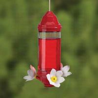 Crystal Lantern Hummingbird feeder  8oz Glass-WL24113