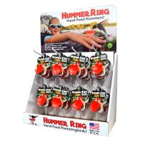 24 Piece Red Hummer Ring Display-BE108