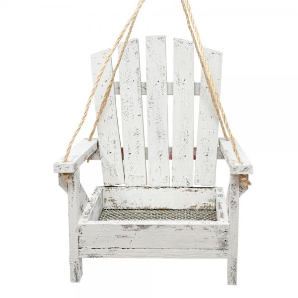 White Adirondack Chair Feeder