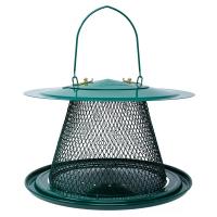 Green Collapsible Mesh Feeder with Tray-BE194