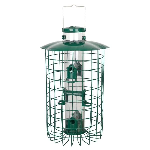 Squirrel Defeater Caged Seed Feeder