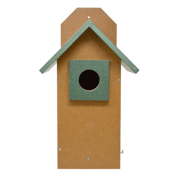 Green & Driftwood Poly Bluebird House