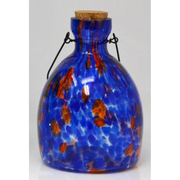 Cobalt Blue Glass Wasp Trap