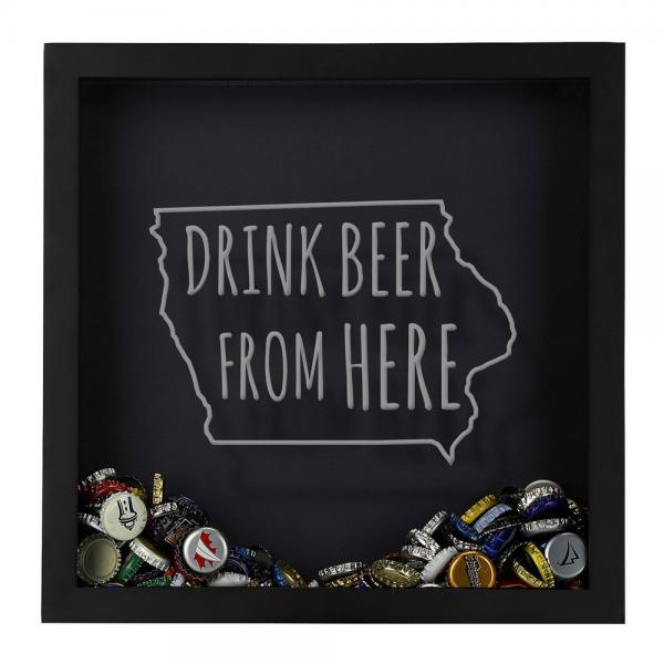 Shadow Box Iowa - Beer Cap Trap