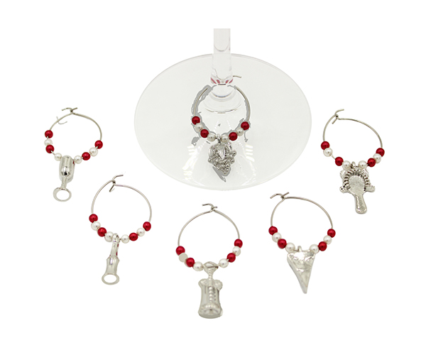 Charmed Wine Charms Set of 6
