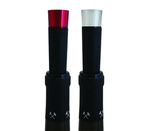 Vacuum Pump Stoppers Assorted Red and Silver