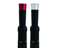 Vacuum Pump Stoppers Assorted Red and Silver-AWPWINEVAC