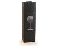 Handmade Paper Wine Bottle Bottle Bag - Merlot-BB1MERLOT