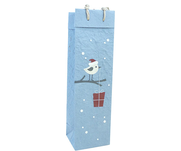 Handmade Paper Wine Bottle Bag Tweet Handmade Paper Wine Bottle Bag Tweet