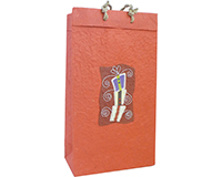 2 Bottle Handmade Paper Wine Bottle Bag  - Holiday Gifts-BB2GIFTS