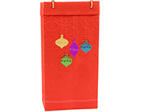 2 Bottle Handmade Paper Wine Bottle Bag  - Ornaments-BB2ORNAMENTS