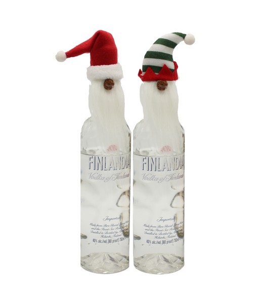 Santa Gnomes Gnome Bottle Toppers