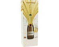 Printed Paper Wine Bottle Bag  - Champagne-P1CHAMPAGNE