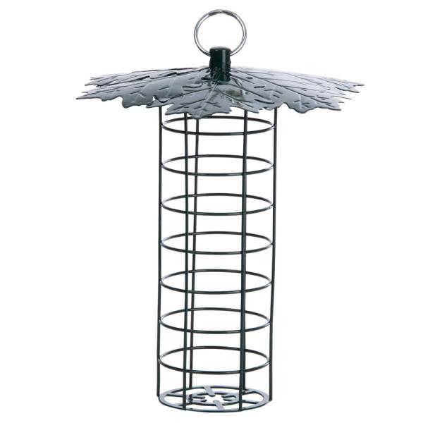 Suet Ball Dispenser w/Leaf Roof Suet Ball Dispenser w/Leaf Roof