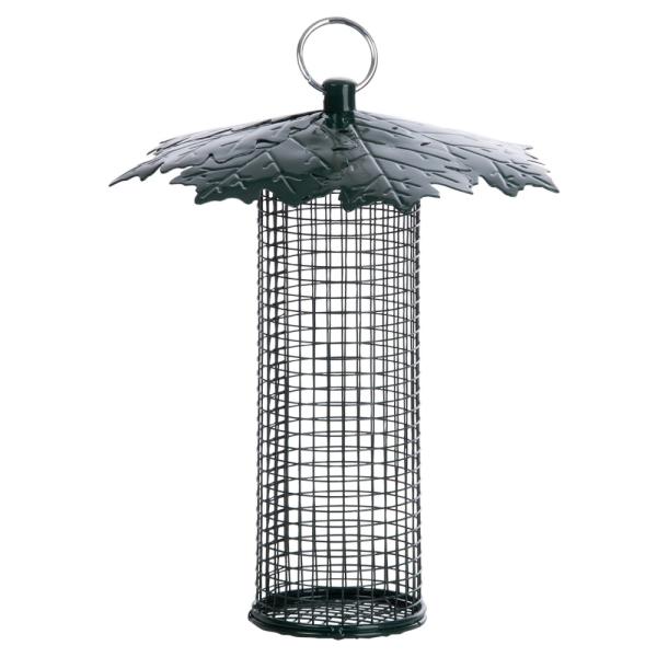 Nut Feeder w/ Leaf Roof Nut Feeder w/ Leaf Roof