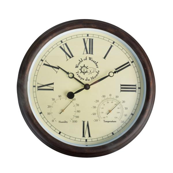 Large Outdoor Clock w/ Roman Numerals Large Outdoor Clock w/ Roman Numerals