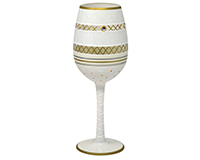Wine Glass, Deco Bride (WGDECOBRIDE)