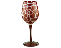 Giraffe Wine Glass (WGGIRAFFE)