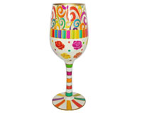 Wine Glass Scrolls Bottom