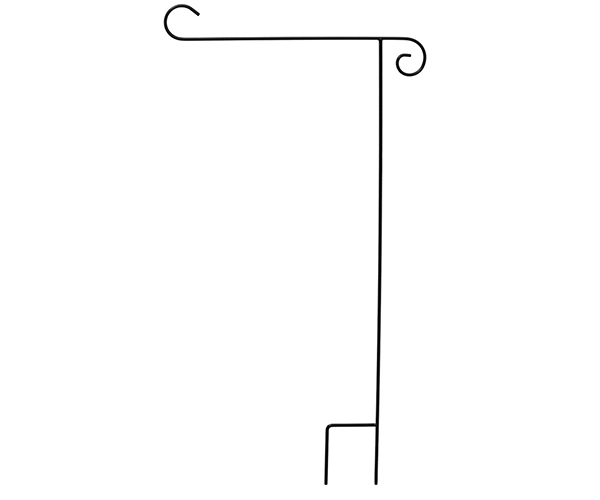 Wrought Iron Flag Stand