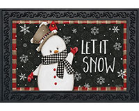 Celebrate Winter Snowman Doormat-BLD00531
