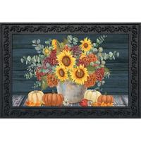 Sunflowers And Hydrangeas Doormat-BLD01838
