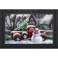 Snowfall Snowman Doormat-BLD01865