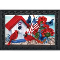 American Cardinal Doormat-BLD01984