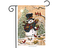 Winter Friends Garden Flag-BLG00089