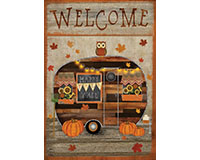 Fall Camper Garden Flag-BLG00704