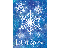 Snowflakes Garden Flag-BLG00722