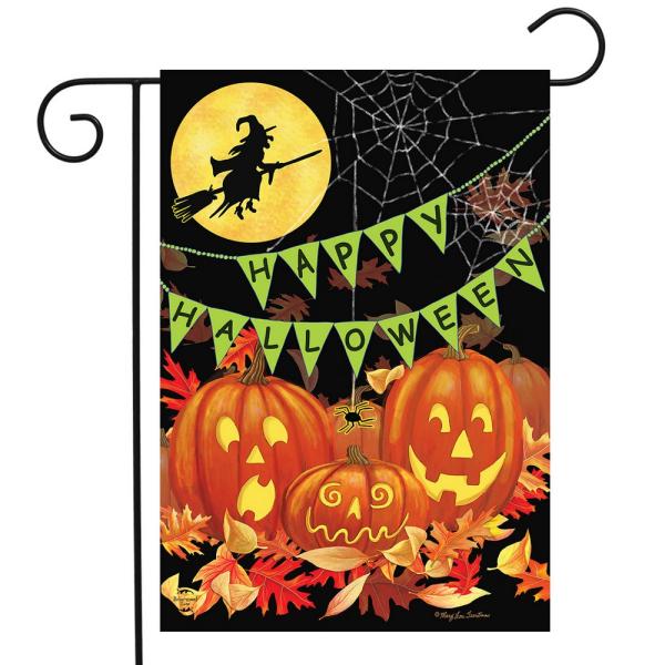 Halloween Haunts Garden Flag