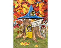 Fall Nut House Garden Flag-BLG00953