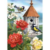 Home Sweet Bird House Garden Flag-BLG01205