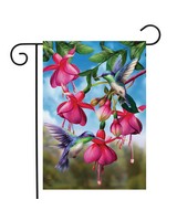 Flight of Hummingbird Garden Flag-BLG01206