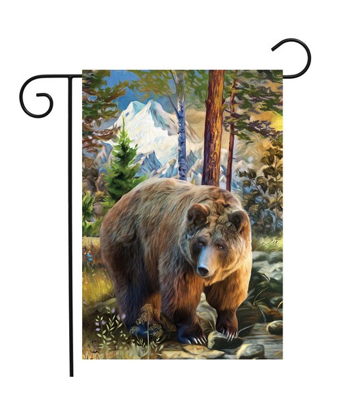 Mountain Bear Garden Flag