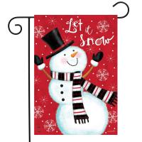 Snowman Celebration Garden Flag-BLG01301