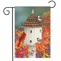Birds of Autumn Garden Flag-BLG01358