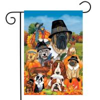 Give Thanks Dogs Garden Flag-BLG01369